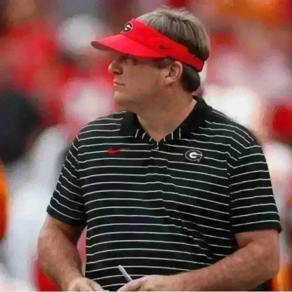 Nike Georgia Bulldogs UGA Team Issue Coach Kirby Smart Polo Shirt Mens NEW - Picture 4 of 11